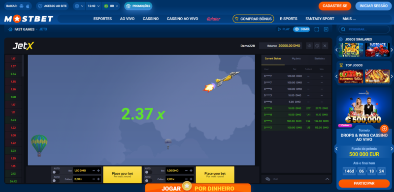 JetX MostBet